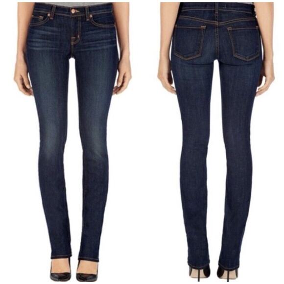 J Brand 914 The Cigarette Straight Leg Dark Vintage Wash Classic Jeans size 26 - Picture 1 of 8